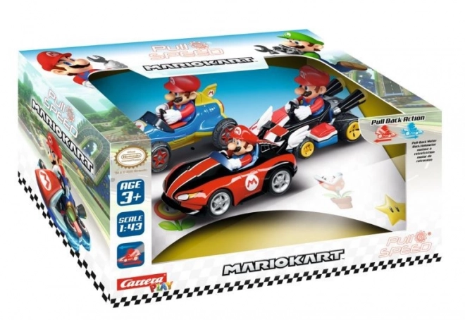 Mario Kart járműkészlet - 3 darabos húzó és gyorsítósorozat