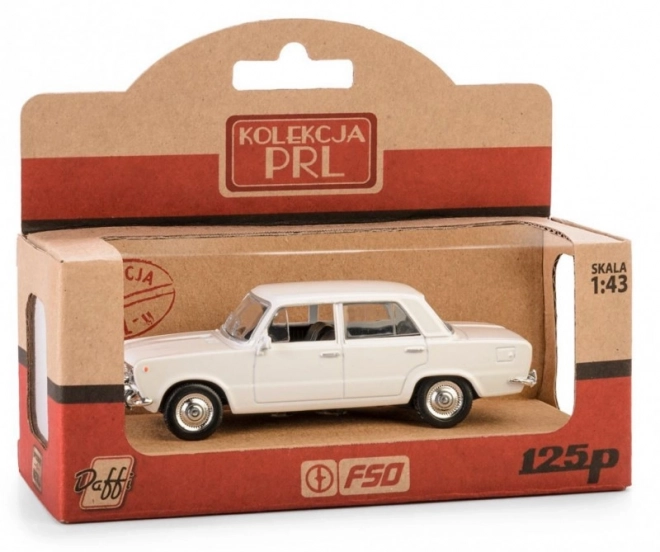 Prl autó FIAT 125P - fehér