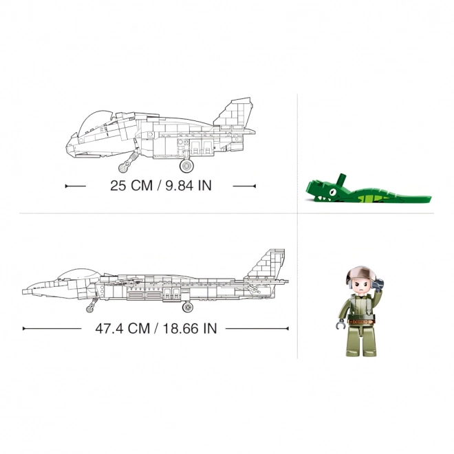 Sluban vadászrepülő Chengdu J-20 építőjáték