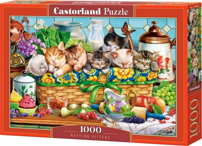 Álmodozó cicák puzzle 1000 darabos