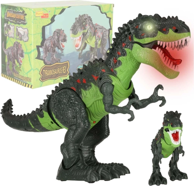 Elektronikus T-REX dinoszaurusz, zöld