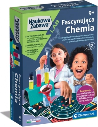 tudományos szórakozás – lenyűgöző kémia CLEMENTONI (lengyel verzió)