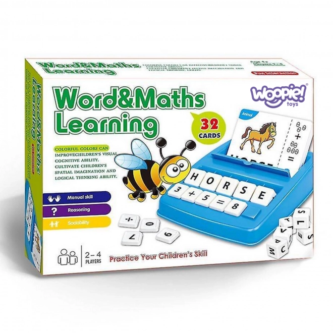Woopie tanulós játék angol és matematika oktatáshoz