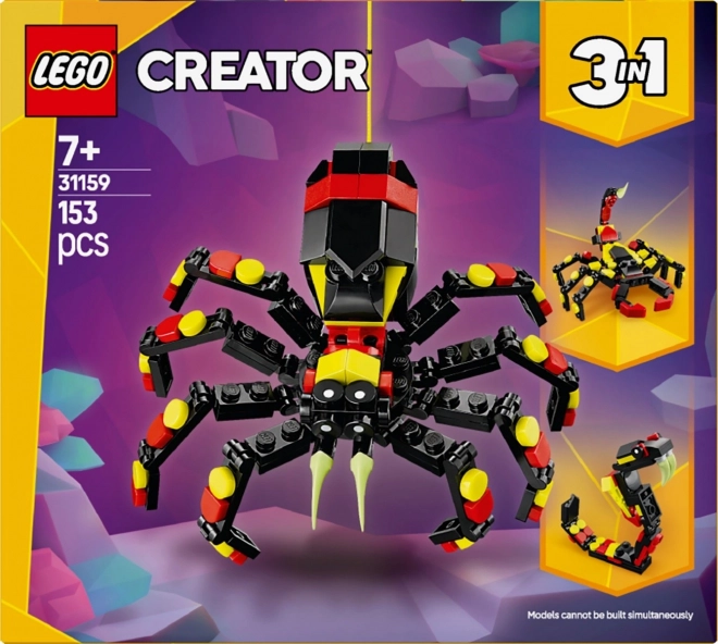 Dzsungel állatai: Rendkívüli pók LEGO Creator