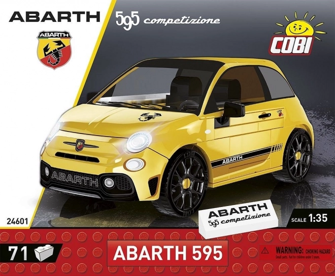 Abarth 595 versenyautó modell készlet