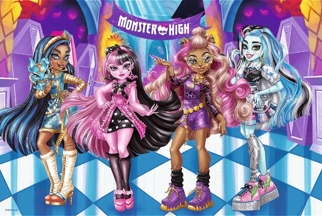 100 darabos puzzle - Szörnyen jó barátok Monster High