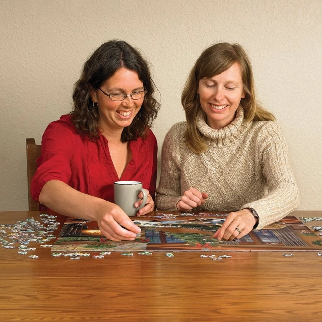 Cica karácsonyi puzzle COBBLE HILL 500 darab