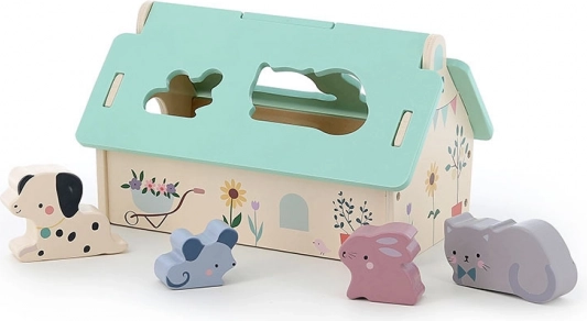 Vilac fa puzzle házikó állatoknak