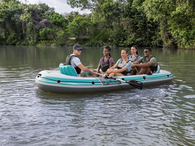 Adventure Elite X5 5 személyes felfújható csónak evezőkkel