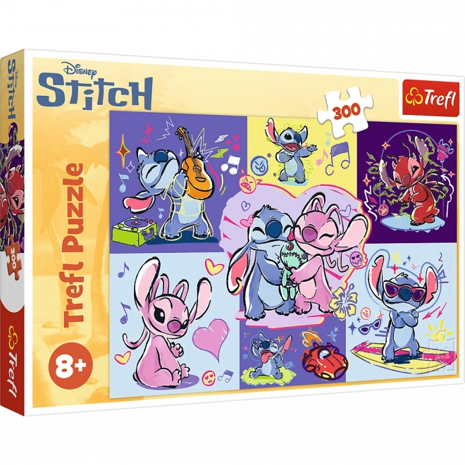 300 darabos puzzle – Disney Lilo & Stitch: Őrült Stitch