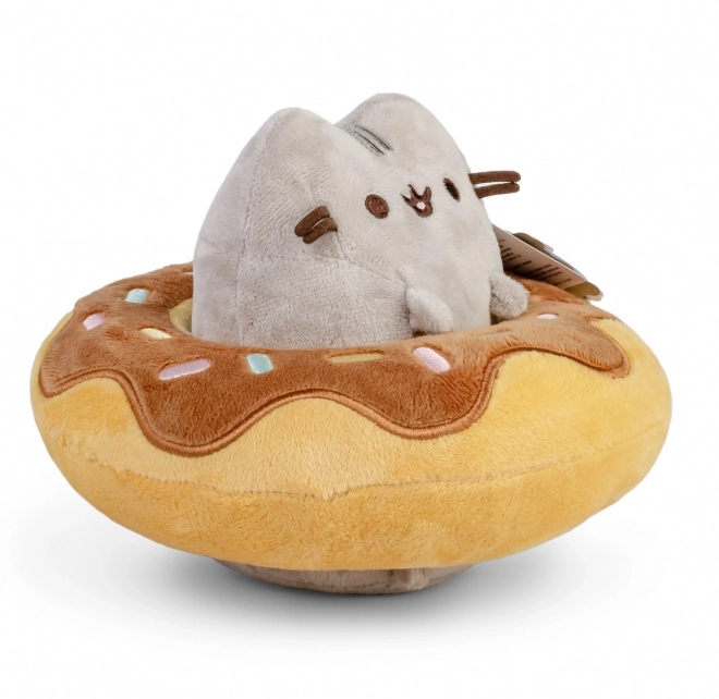 Pusheen plüss csokoládé fánkban