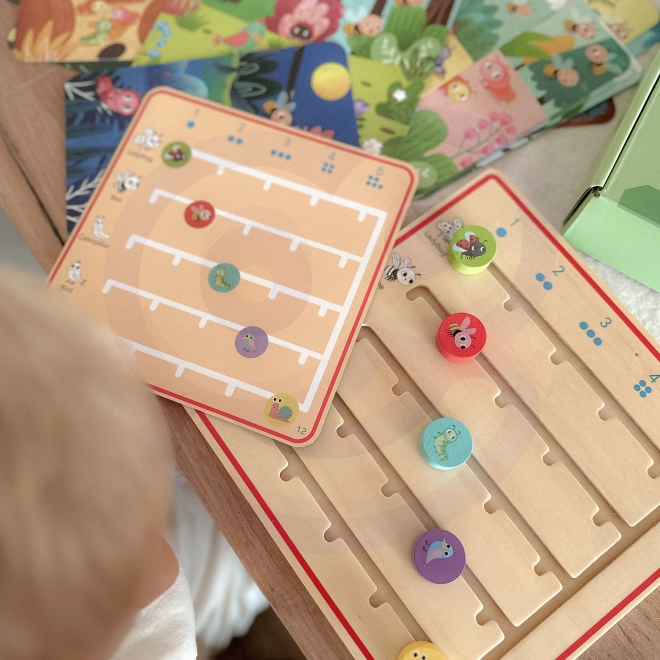 Tooky Toy fa játék Állatok számolása