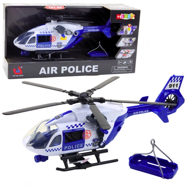 Rendőrségi helikopter hanggal és fénnyel 1:12