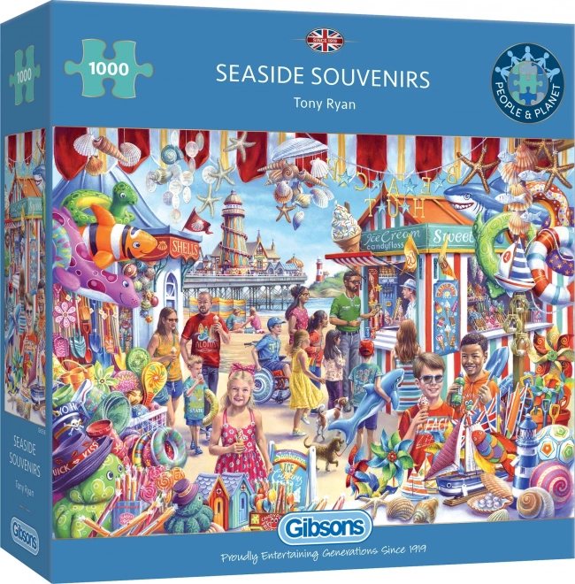 Strand emlékei puzzle 1000 darabos