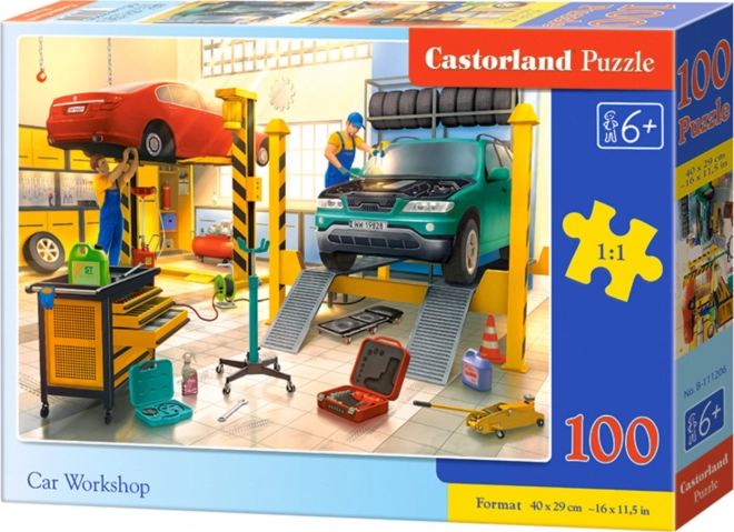 Castorland puzzle autószerviz 100 darabos