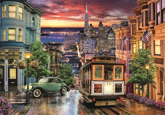 San Francisco Clementoni puzzle 1000 db