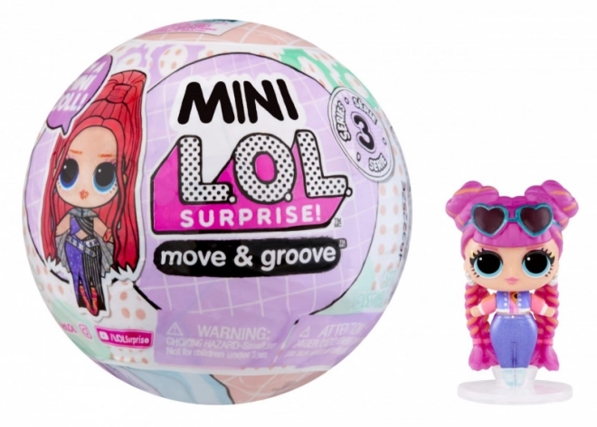 L.o.l. surprise mini S3 mini babák mozgásban és táncban