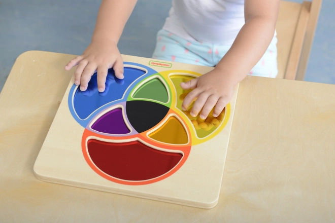 Masterkidz oktatótábla színkeverés tanulása tükörrel
