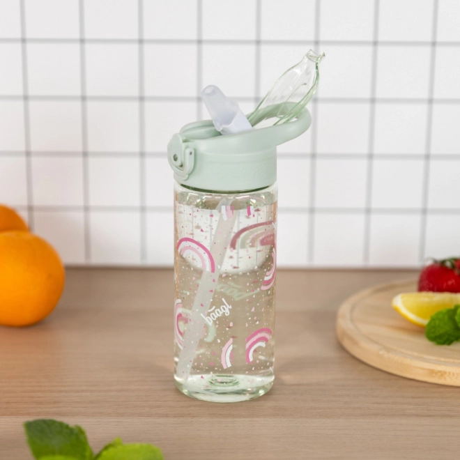 Tritan palack szívószállal Szivárvány 500 ml