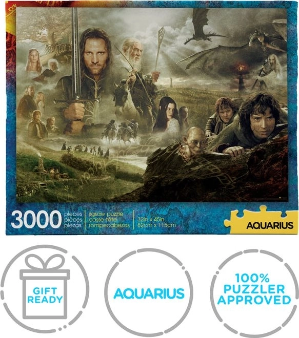 AQUARIUS Puzzle Gyűrűk Ura 3000 darab