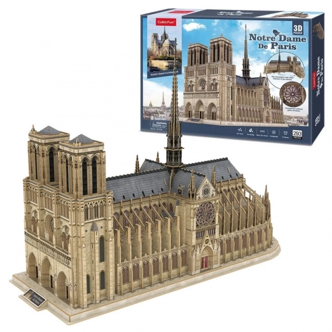 CubicFun Notre Dame katedrális 3D puzzle