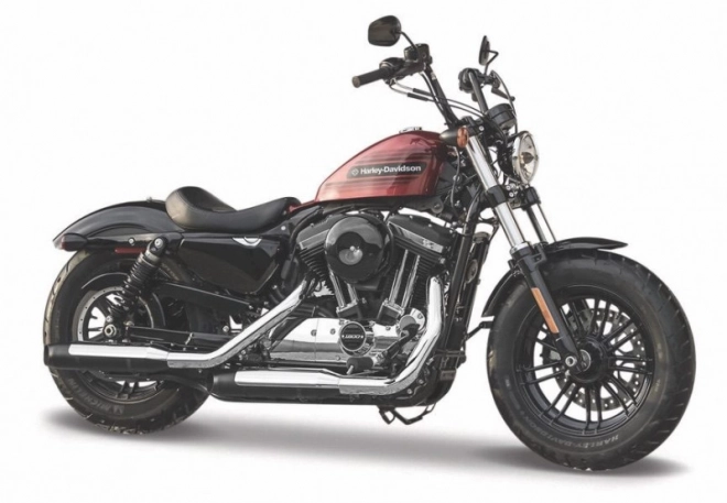 Harley Davidson 2018 Forty-Eight Speciális fém motorkerékpár modell 1/18