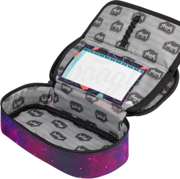 Iskolai készlet Baagl Galaxy: hátizsák, tolltartó, tasak