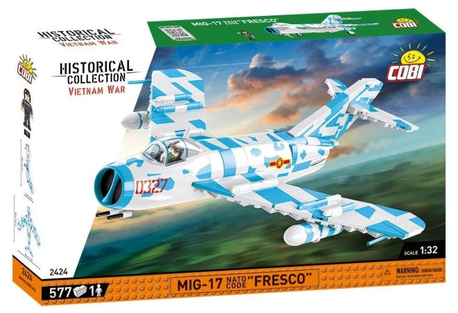 Vietnam háború MiG-17 Fresco építőkészlet, 1:32 méretarány