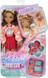 Barbie Dream Besties Teresa görkorcsolyán – divatbaba kiegészítőkkel