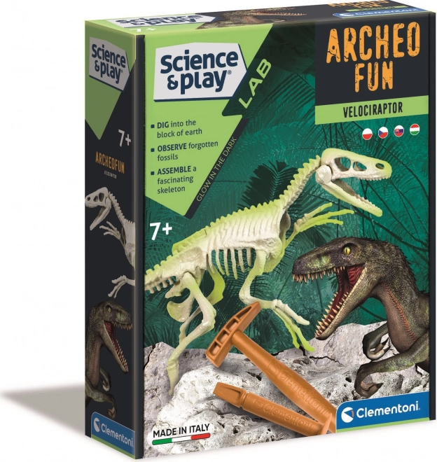 Clementoni Science & Play: Velociraptor ArcheoFun