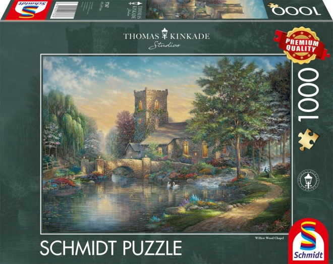 Schmidt puzzle kápolna fűzfaerdőben 1000 darabos