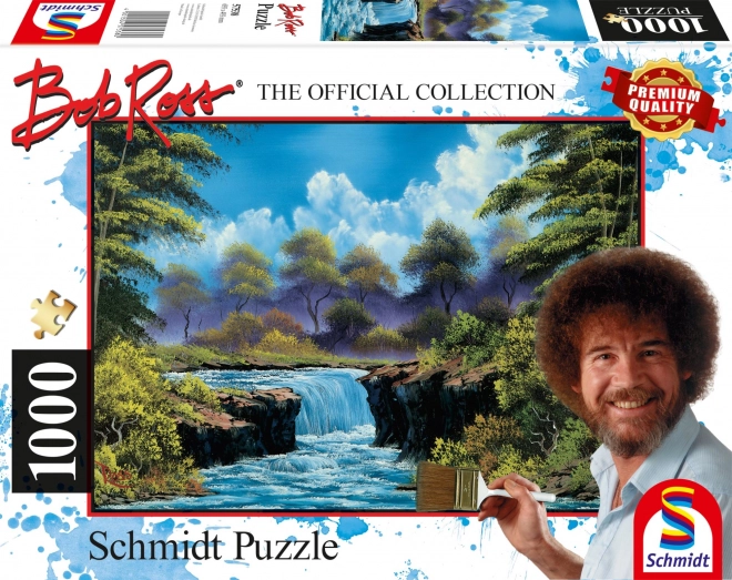 Bob Ross vízesés puzzle – 1000 darabos