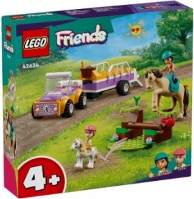LEGO FRIENDS ló és póni szállító utánfutó