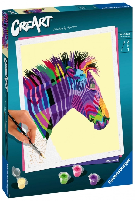 Ravensburger CreArt zebra festőkészlet