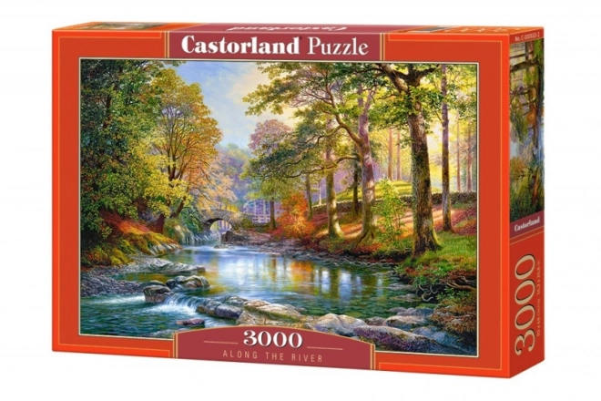 3000 darabos puzzle folyóparton