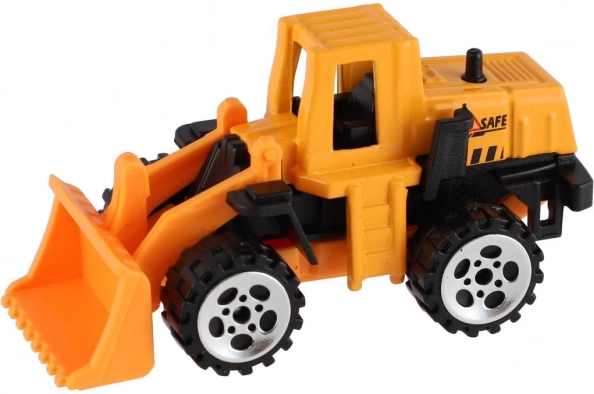 Mini építő járművek fém/műanyag 7 cm szabadon futó vegyes típusok