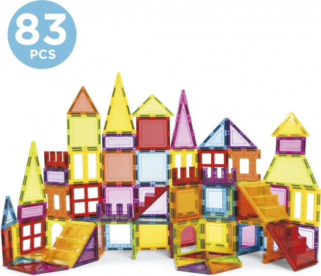 Educa mágneses építőkészlet - Magnetics, 83 darabos