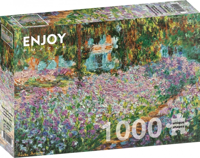 Claude Monet kertje Giverny-ben 1000 darabos puzzle