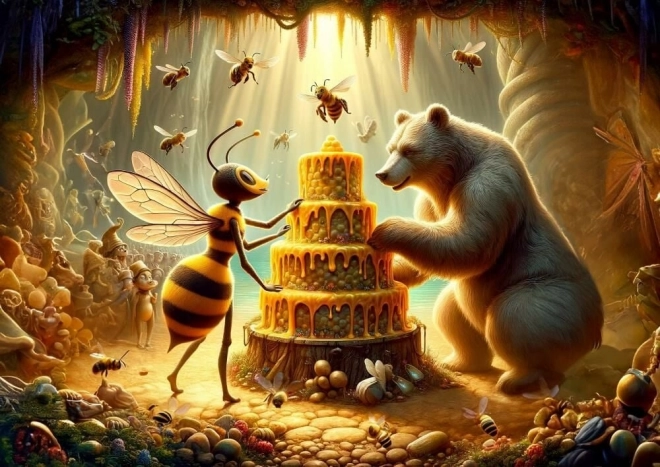 Puzzle Mézes torta – 100 darab