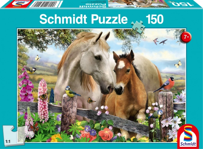 Puzzle Kanca és csikó 150 darabos