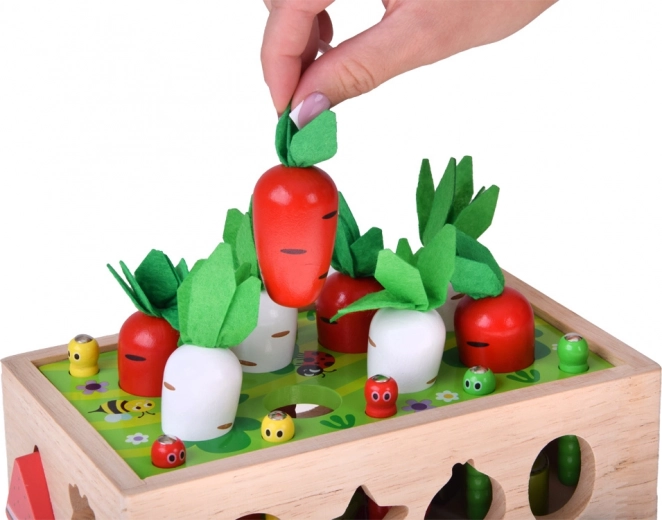 Répa- és retekbetakarítás filc lombbal