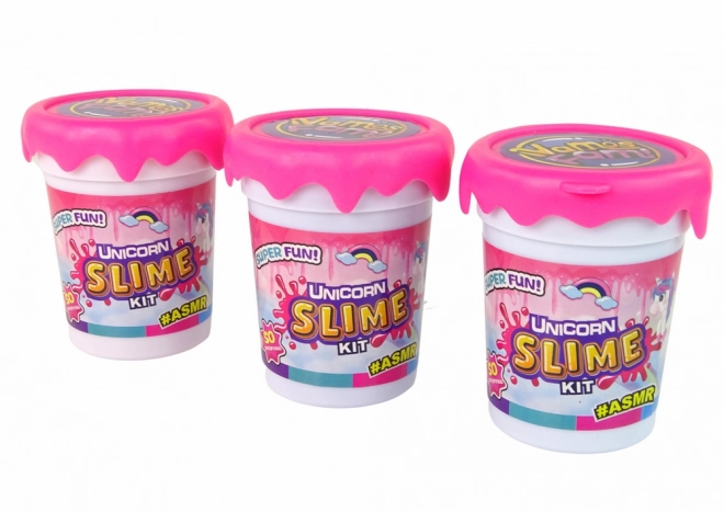 Csillogó unikornis slime készlet gyerekeknek