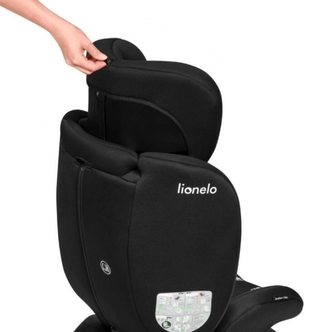 Lionelo autós gyerekülés Bastiaan i-Size 40-150 cm, fekete szürke – Fekete szürke