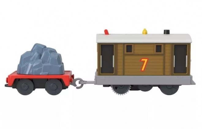 Motorizált Toby mozdony a Thomas a gőzmozdony kollekcióból