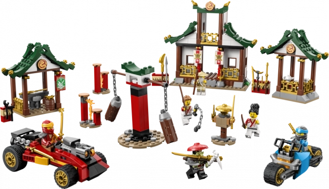 Kreatív LEGO NINJAGO építőkockakészlet ninja elemekkel