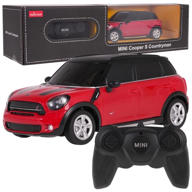 Rastar mini countryman távirányítós autó, piros, 1:24