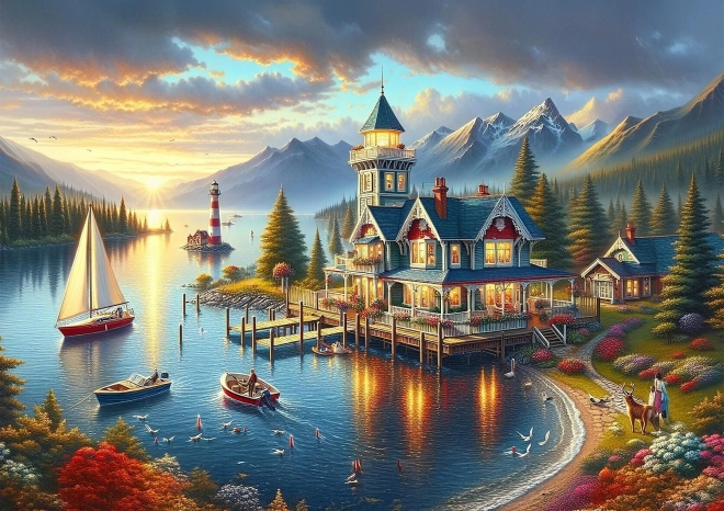Puzzle Álomszerű este 1000 darabos