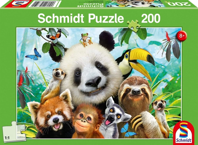 Állati szórakozás 200 darabos puzzle