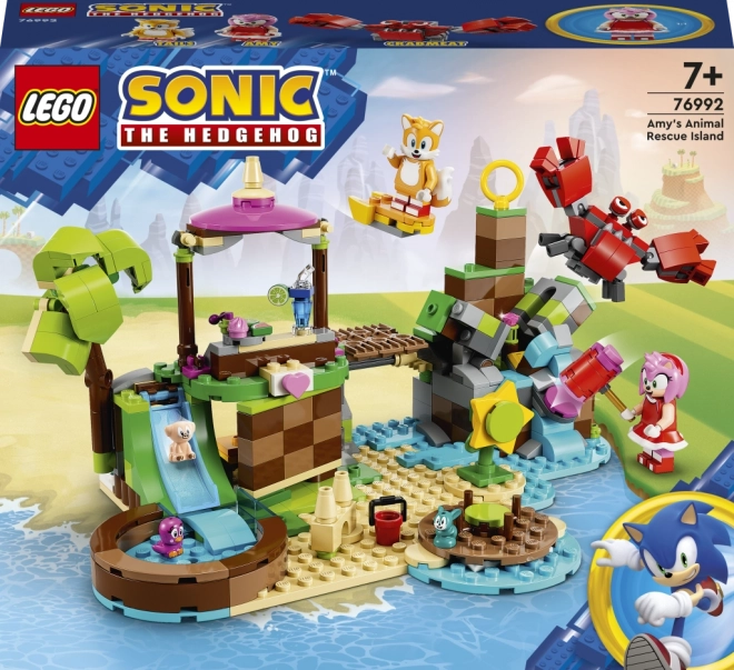 Amy és Sonic állatmentő szigete LEGO készlet