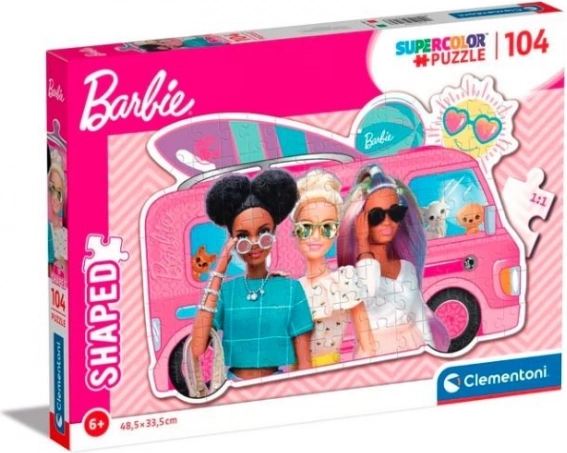 104 darabos Barbie alakú puzzle